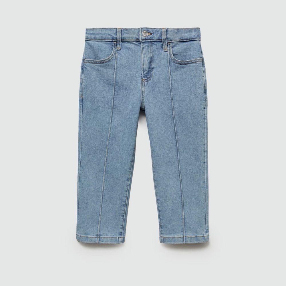 Mango Light Blue slim capri jeans NWT - Picture 2 of 6